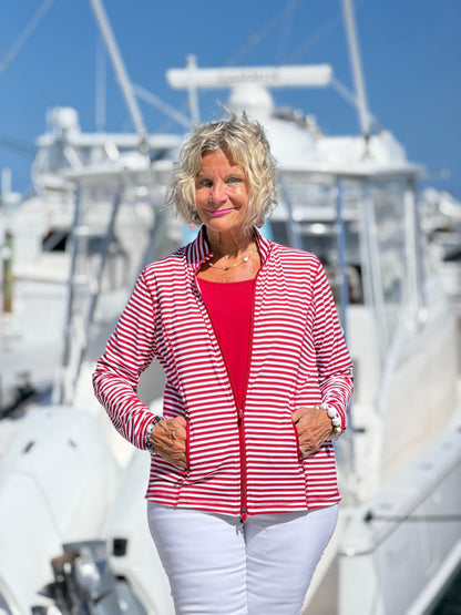 REGATTA RED STRIPE JACKET