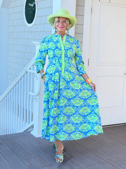 SEA GLASS TREASURE COLLAR MAXI