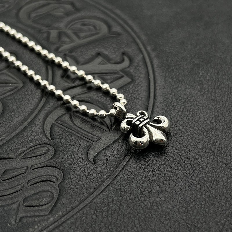 Chrome Hearts Necklace Vintage Scout Flower Necklace Iris Fall Winter