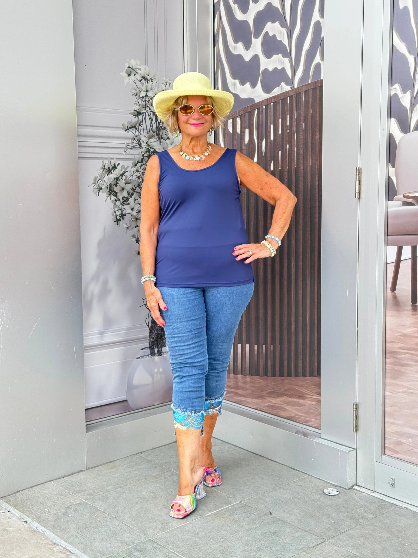 NAVY SPANK TANK