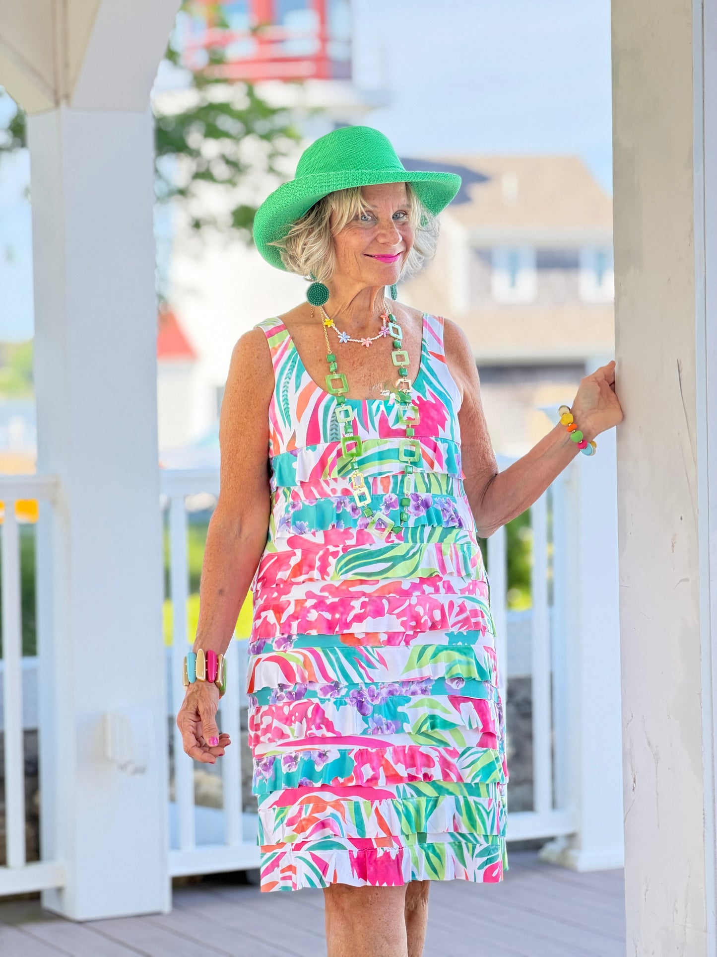 PINK PARADISE GARDEN CHA CHA DRESS