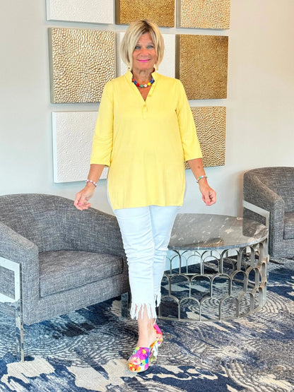 LULU-B YELLOW TUNIC