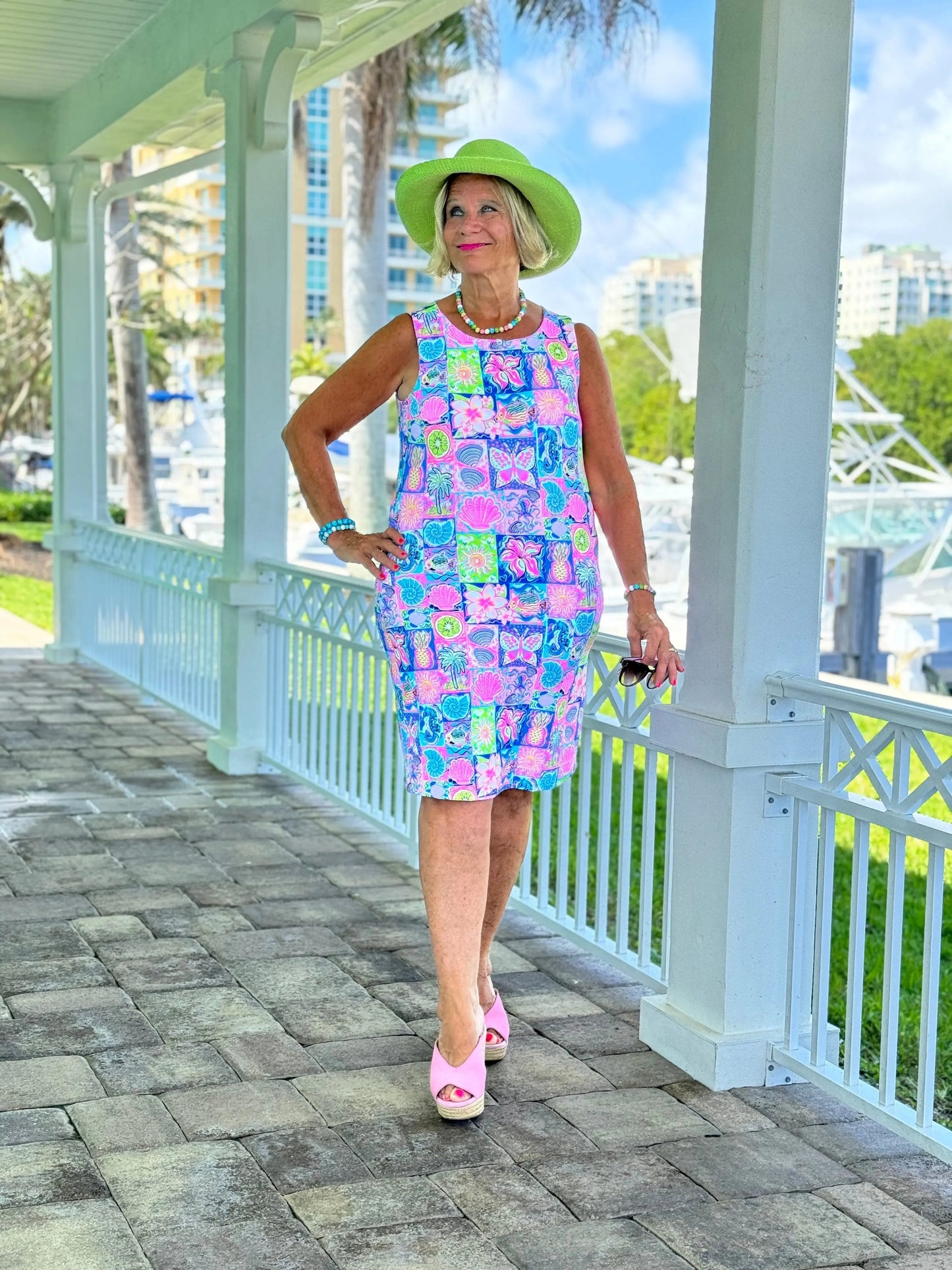 SANDY BEACH COLOR SHIFT DRESS