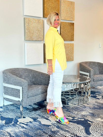 LULU-B YELLOW TUNIC