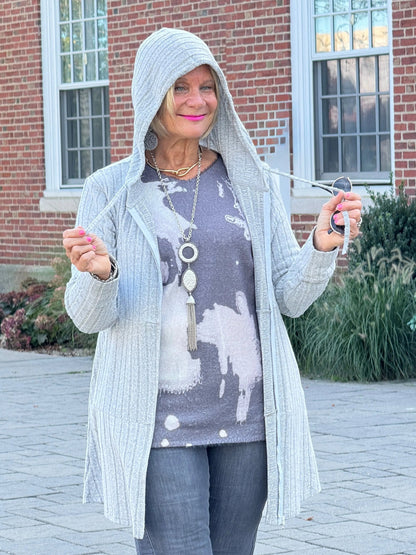 SHADES OF GRAY SWEATER