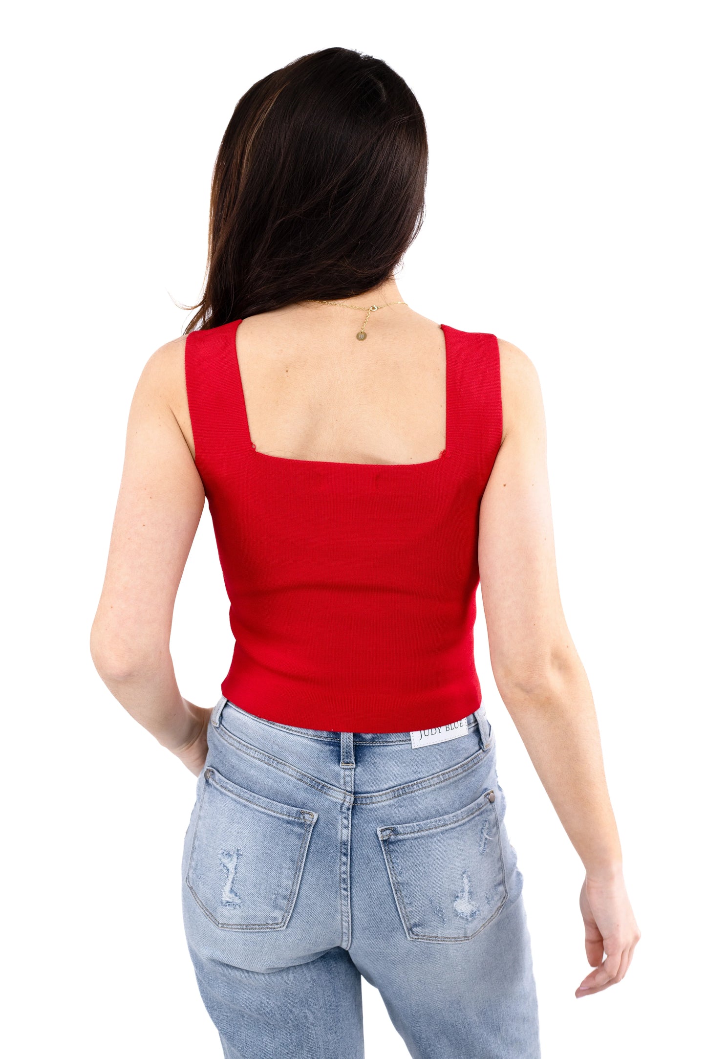 Women's Square Neck Sweater Knit Bralette