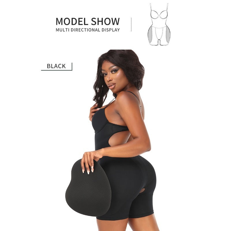 Butt lifter padded shapewear tummy control camisole