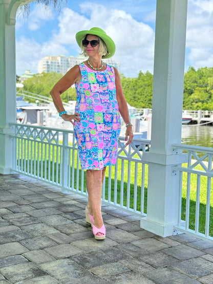 SANDY BEACH COLOR SHIFT DRESS
