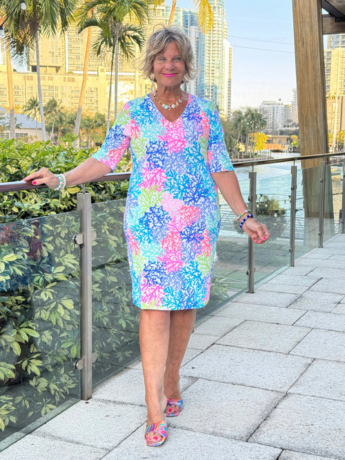 SALINA REEF ELBOW DRESS