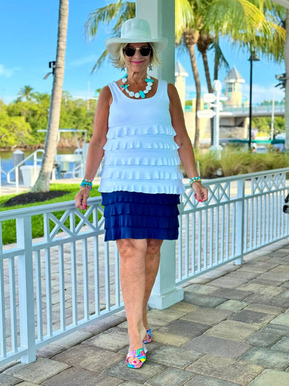 NAVY CHA CHA SKORT