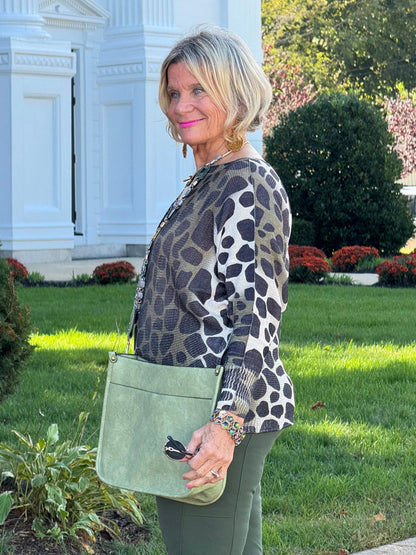 OLIVE POCKET LEGGINGS
