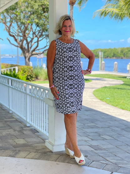 NAPLES DAY SHIFT DRESS
