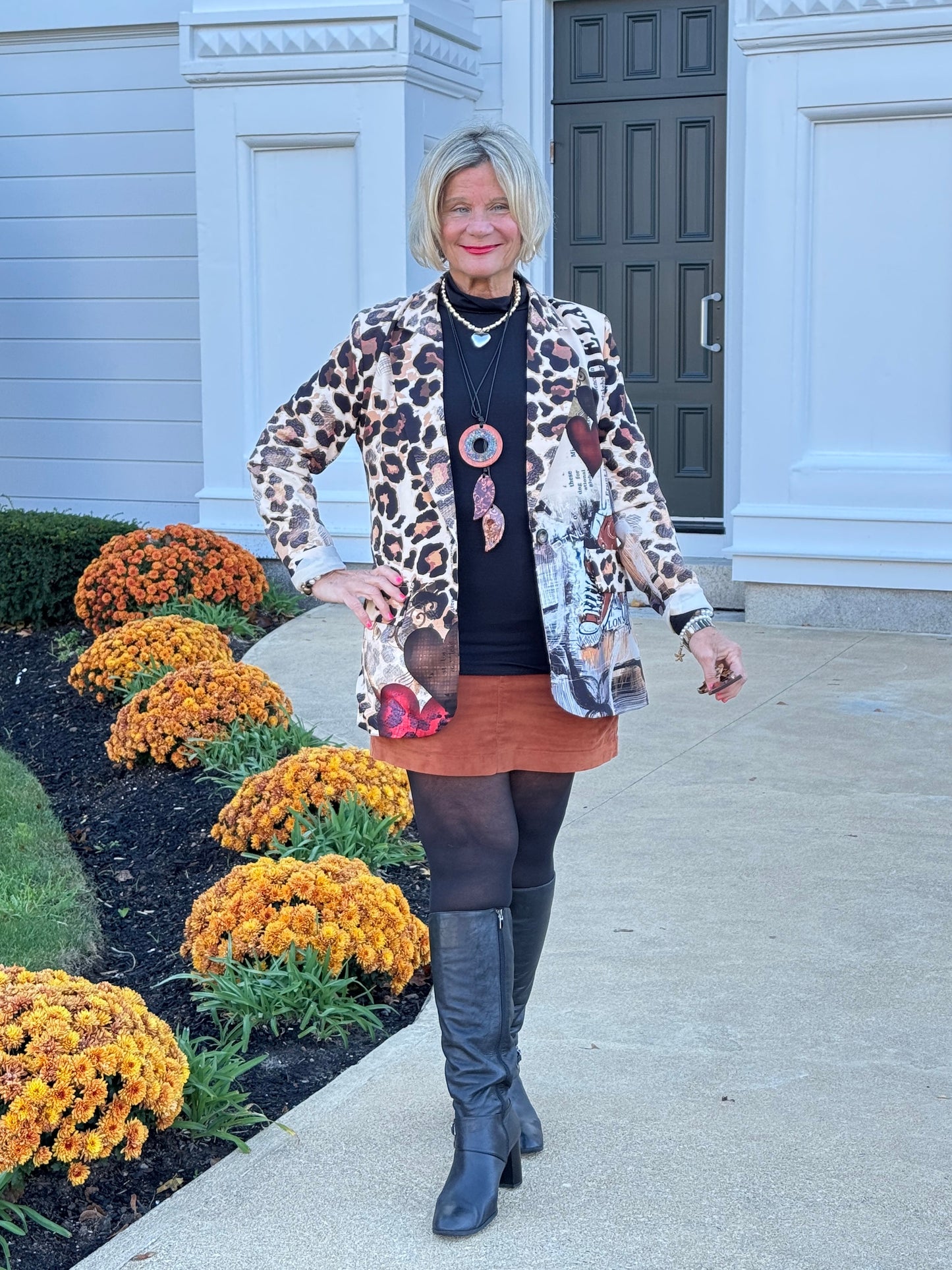 One Size Urban Wild – Leopard Print Blazer