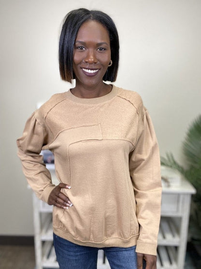 Feeling Breezy Women's Ribbed Long Sleeve Top