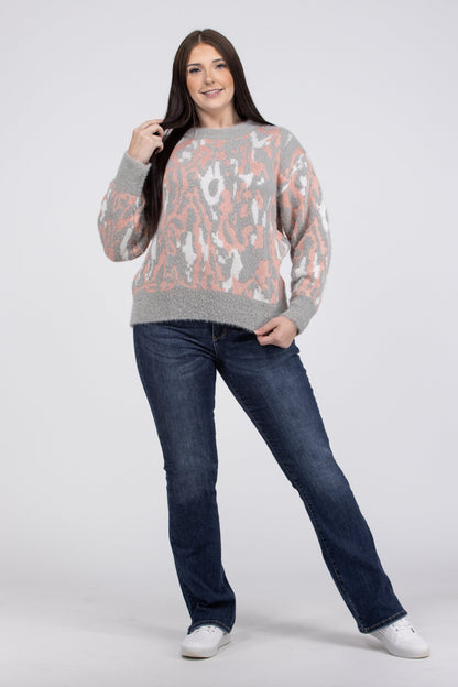 Let's Take A Trip Women's Soft Drop Shoulder Sweater