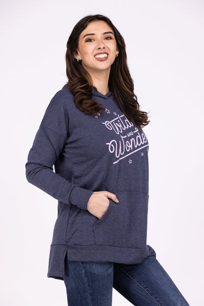 Wild And Wonder Women's Graphic Long Sleeve Top
