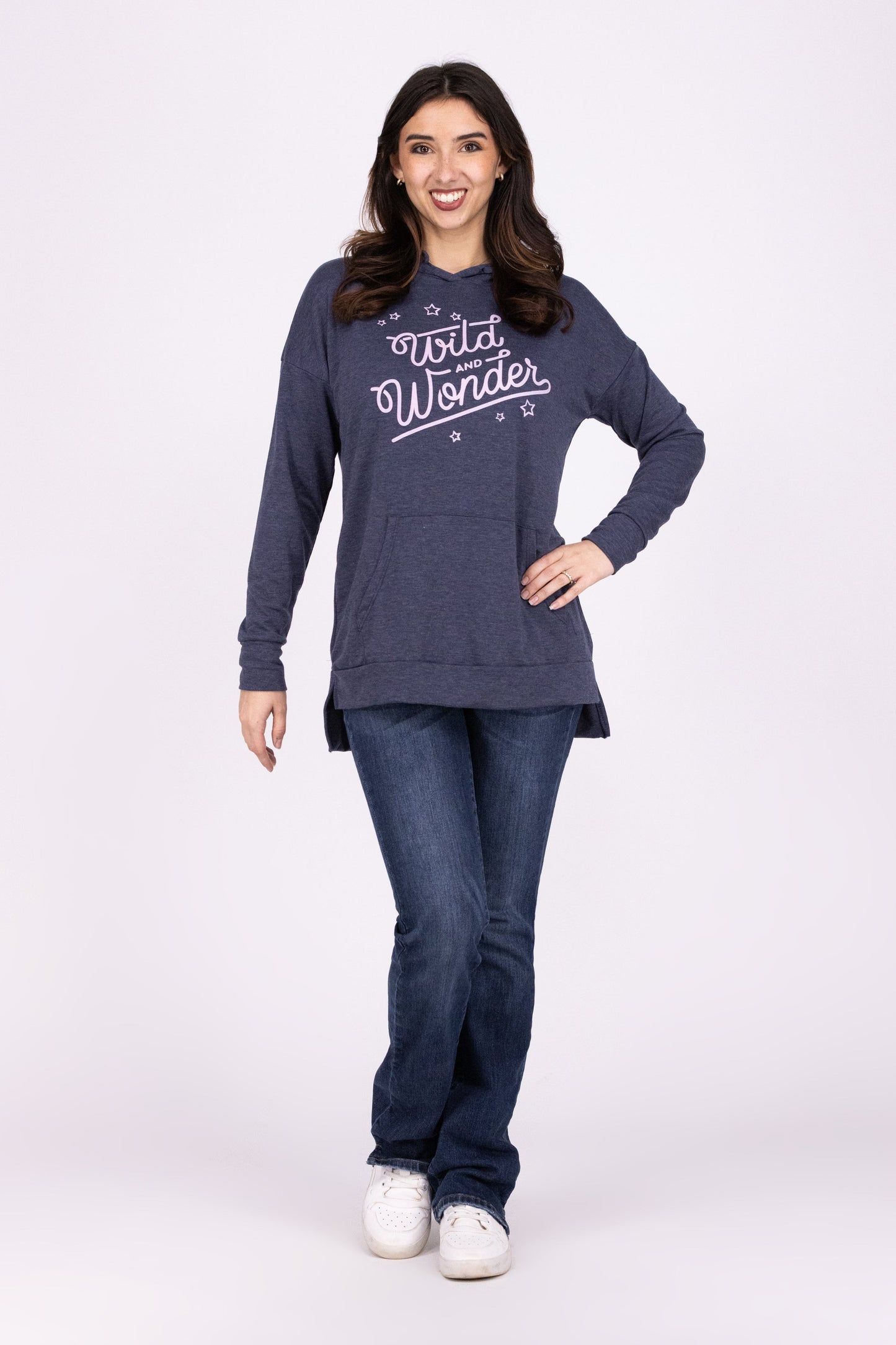 Wild And Wonder Women's Graphic Long Sleeve Top