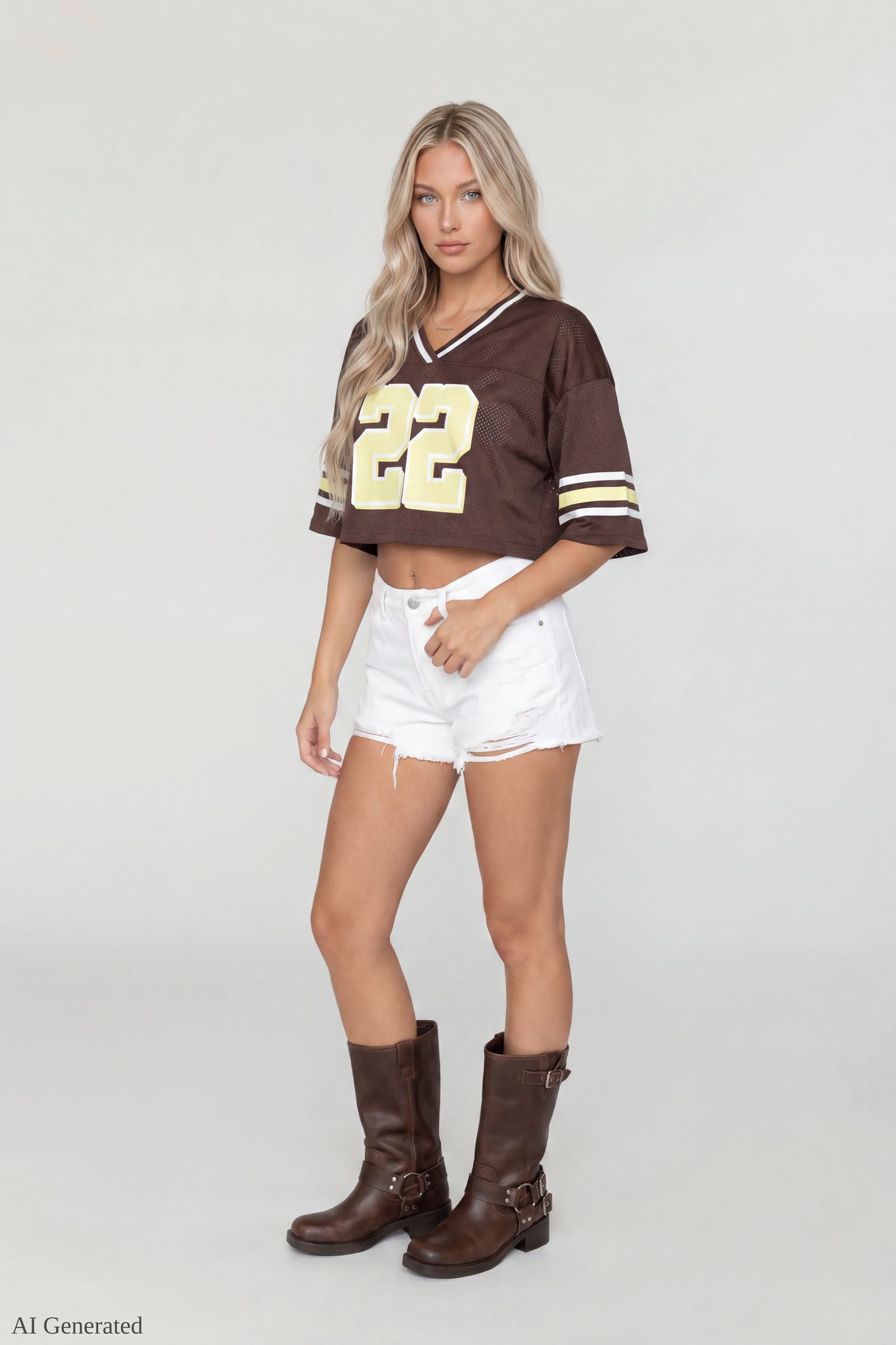 Mesh Cropped Jersey