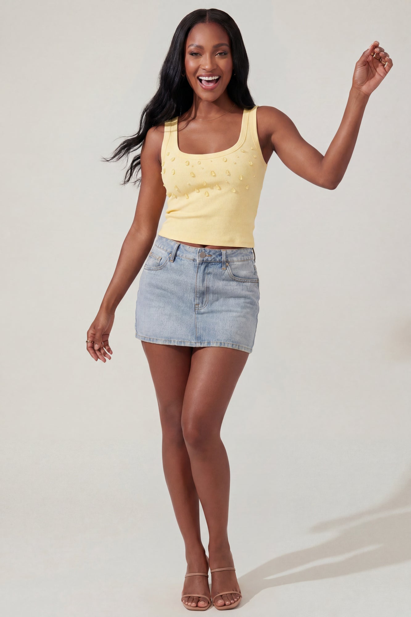 Teardrop Beaded Tank
