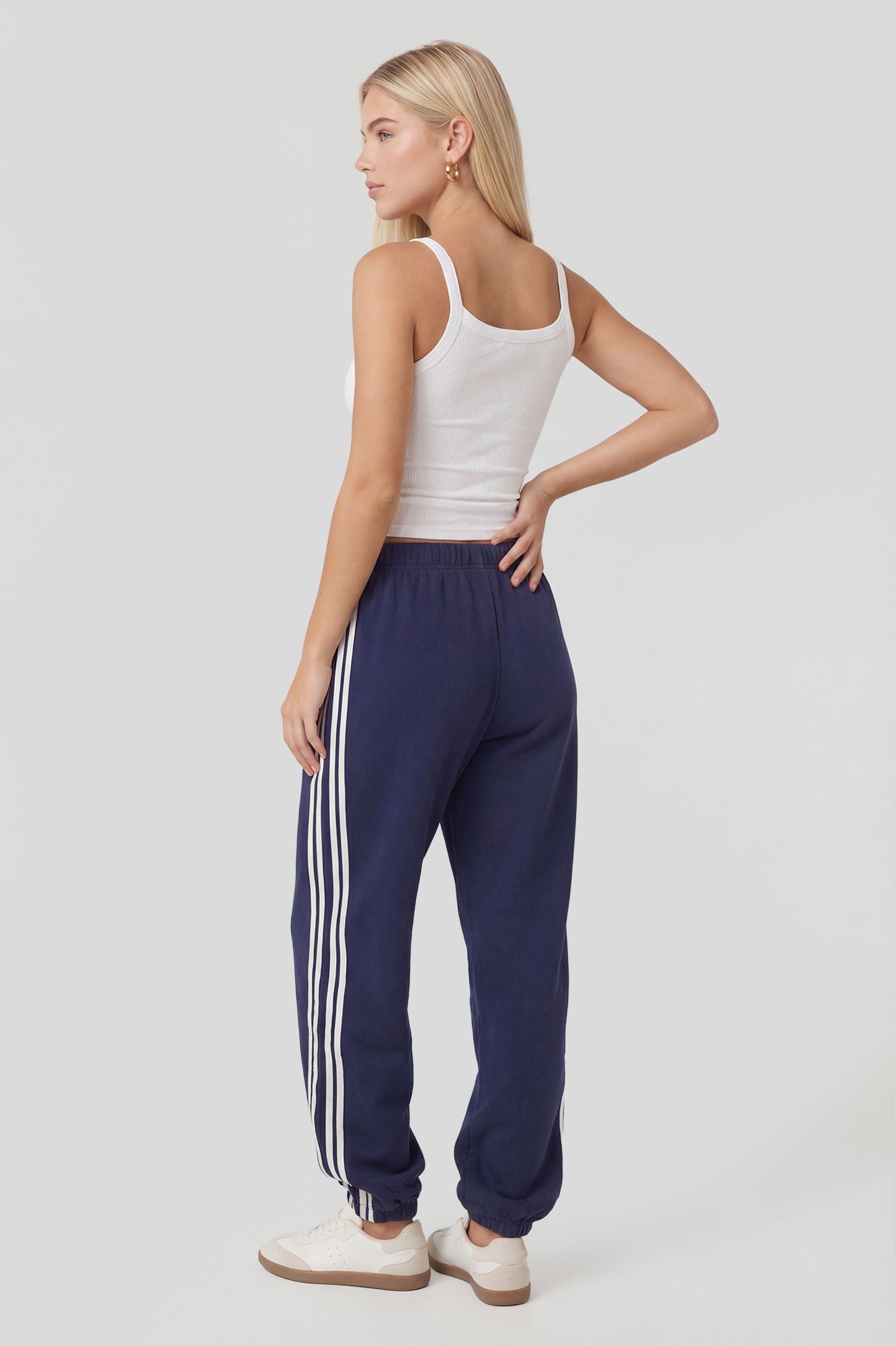 Striped Side Fleece Jogger