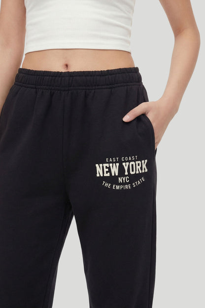 New York Graphic Fleece Jogger