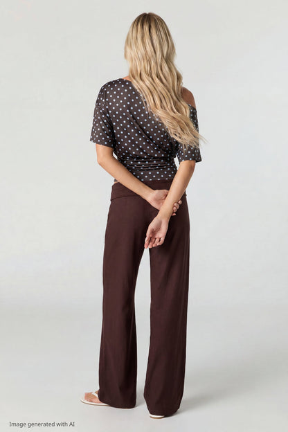 Off Shoulder Cinched Top