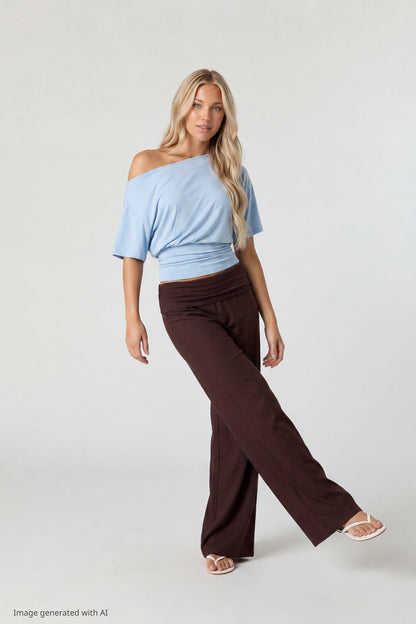 Off Shoulder Cinched Top