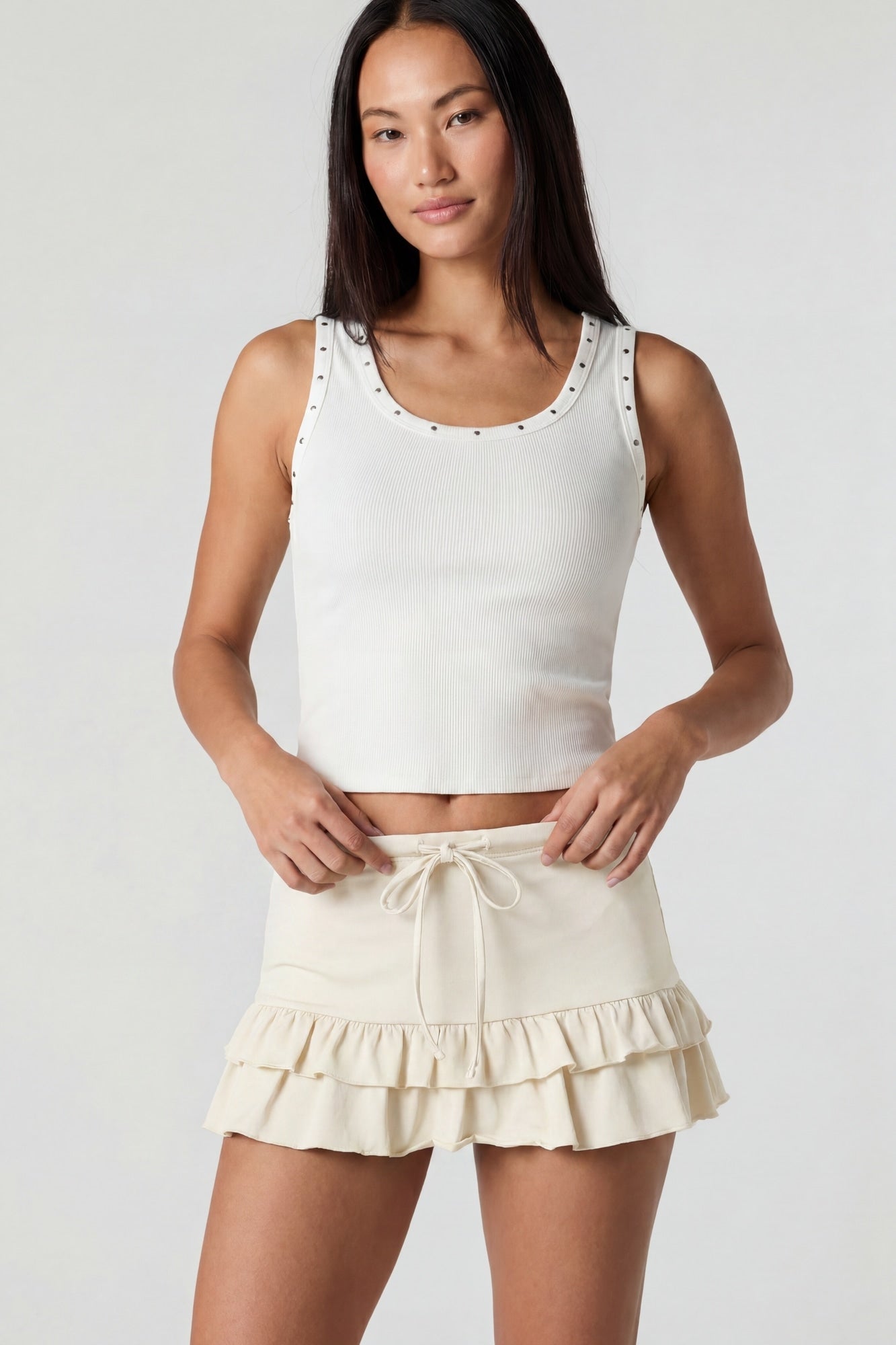 Ruffle Mini Skirt