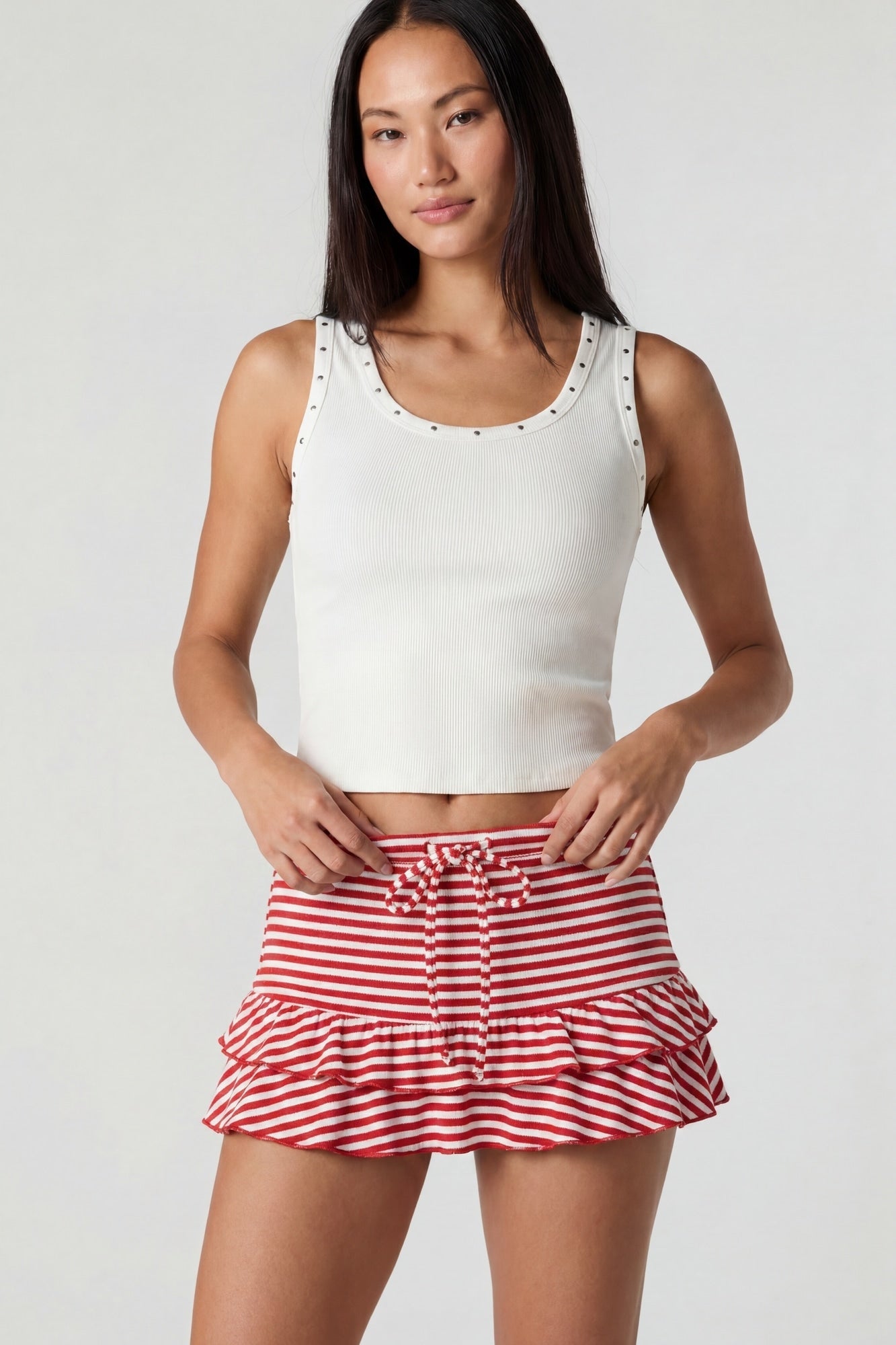Ruffle Mini Skirt