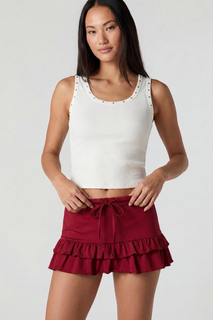 Ruffle Mini Skirt
