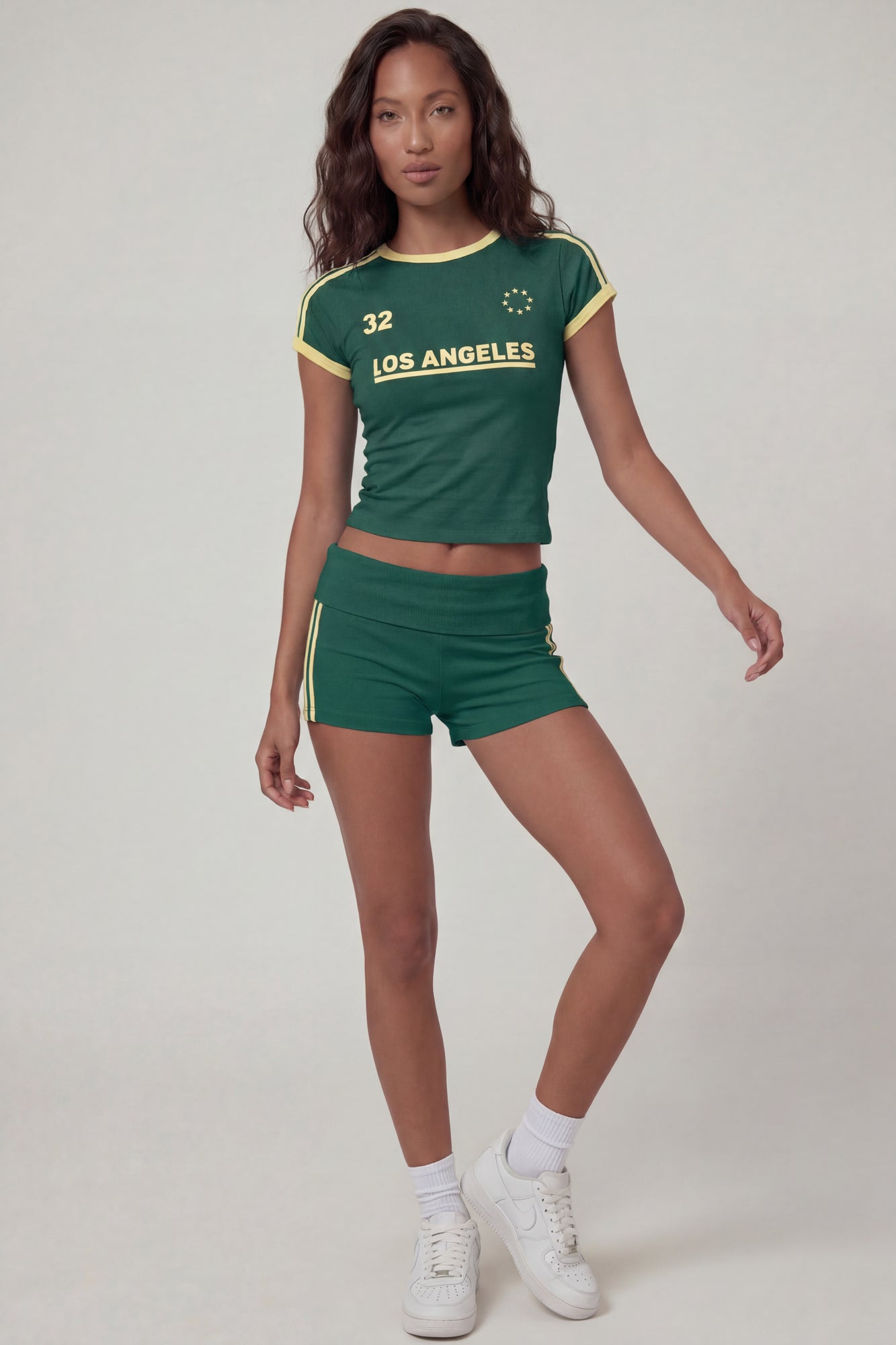 Foldover Waist Shortie