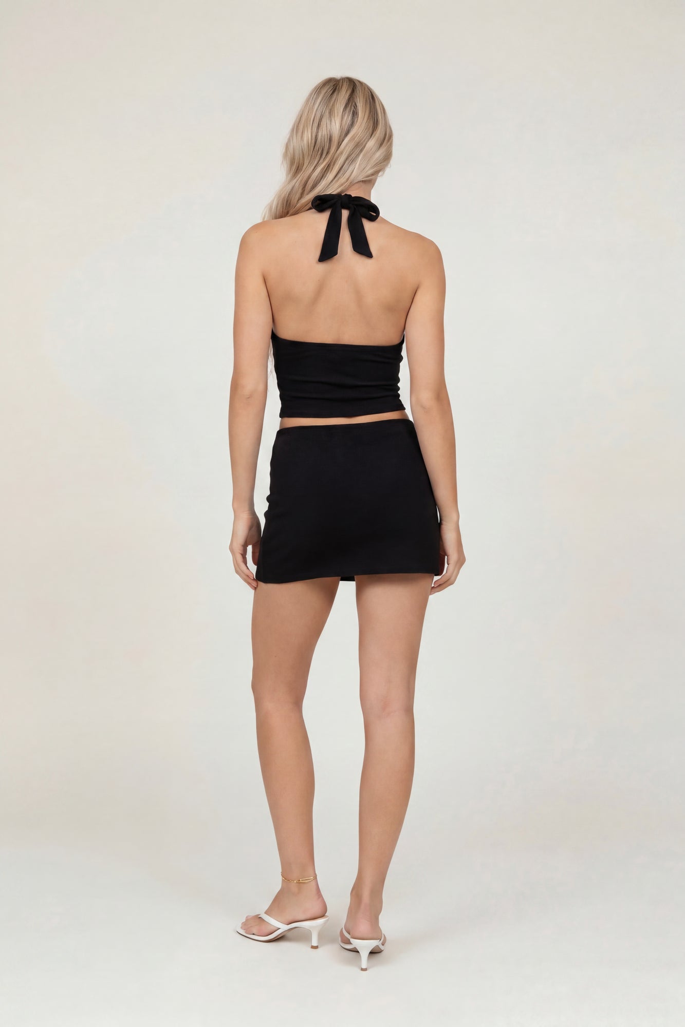 Halter Top & Mini Skirt Set