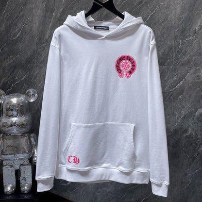 Chh Chrome Hearts Hoodie Color Leather Sanskrit Hand Painted Graffiti Hooded Sweater