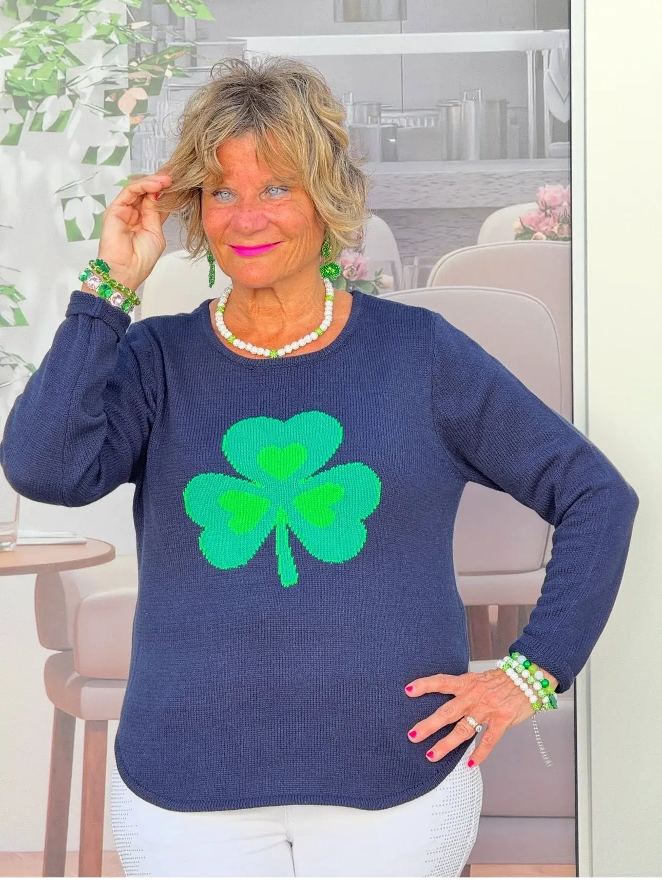 ST PATRICKS BLING NECKLACE
