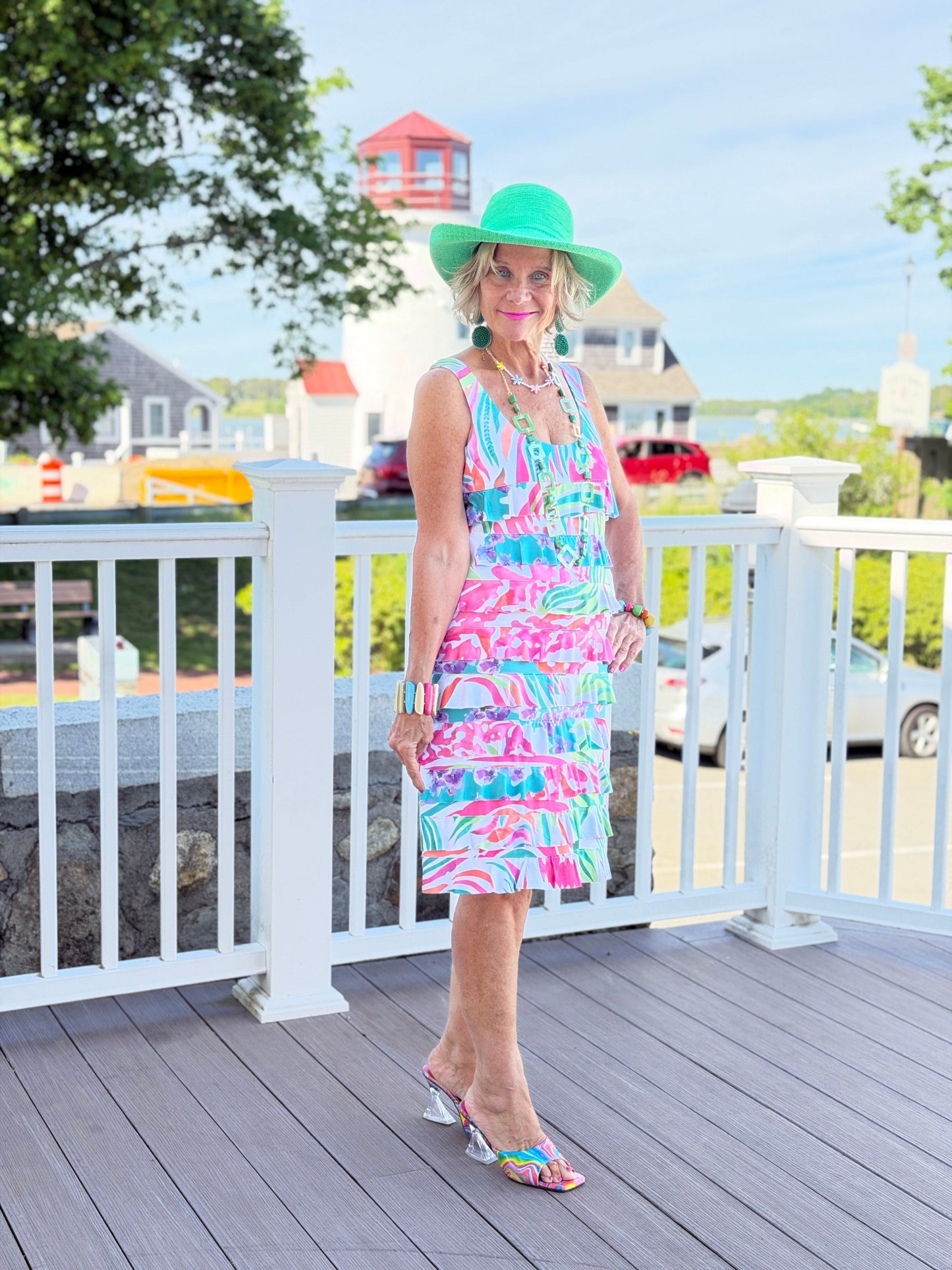PINK PARADISE GARDEN CHA CHA DRESS