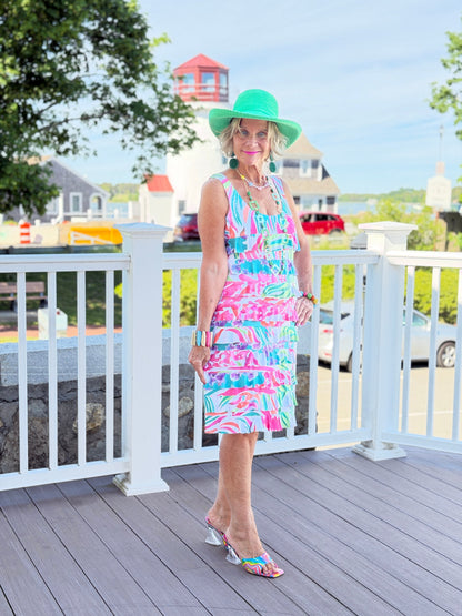 PINK PARADISE GARDEN CHA CHA DRESS
