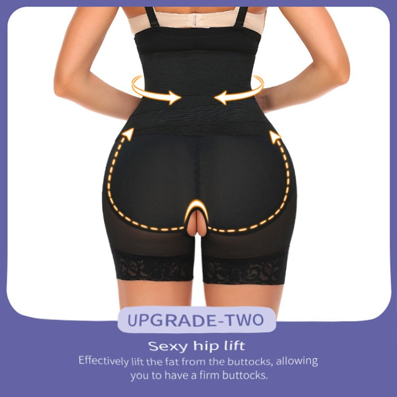 Butt lifter panty crotchless tummy control butt lift
