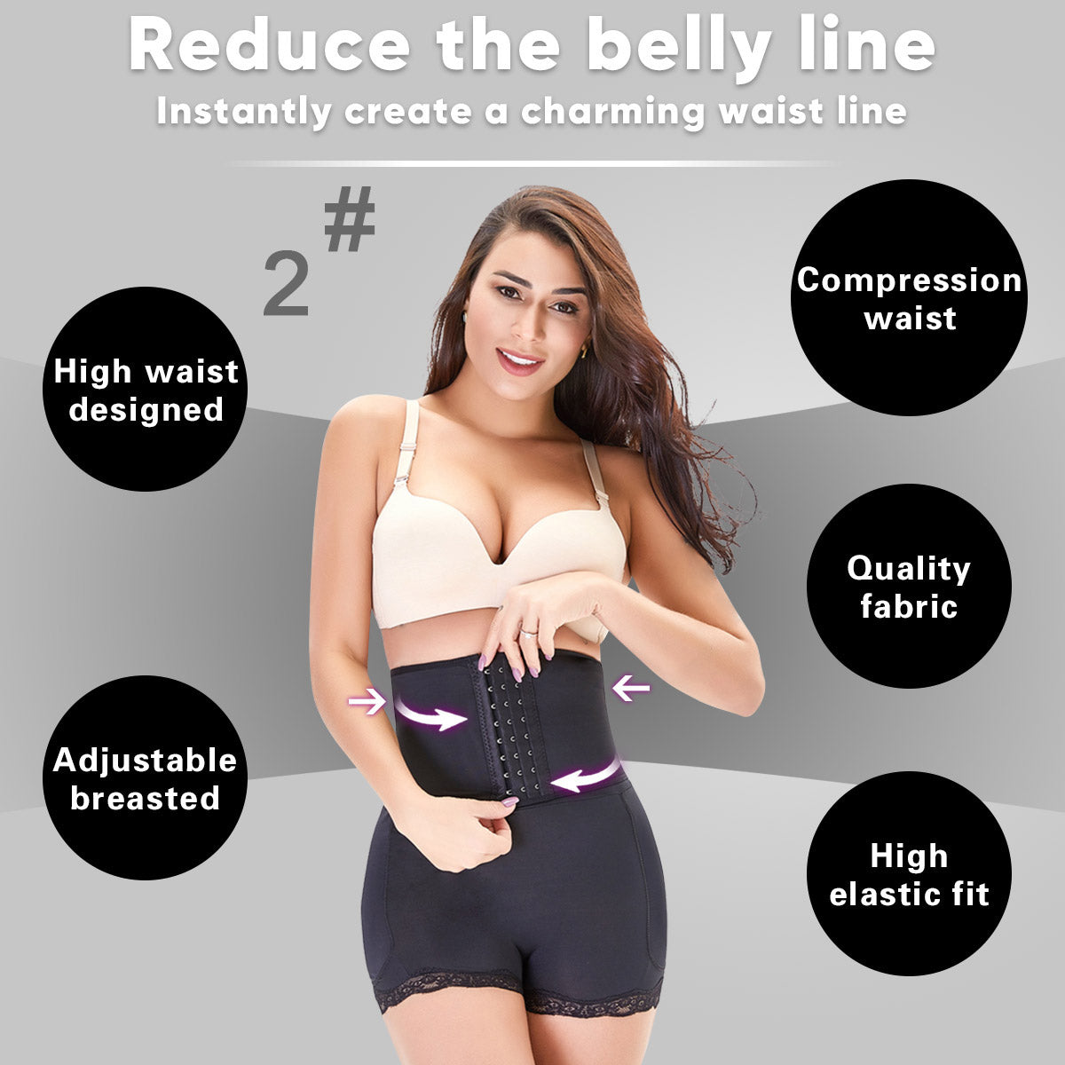 Body Shaper Tummy Control Bodysuit Butt Lifter Trainer