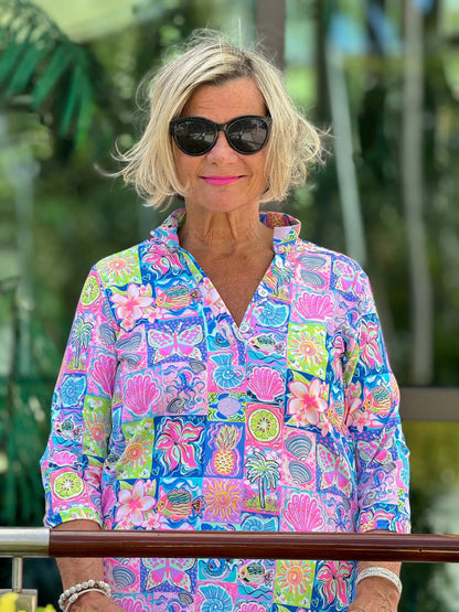 SANDY BEACH COLOR TUNIC