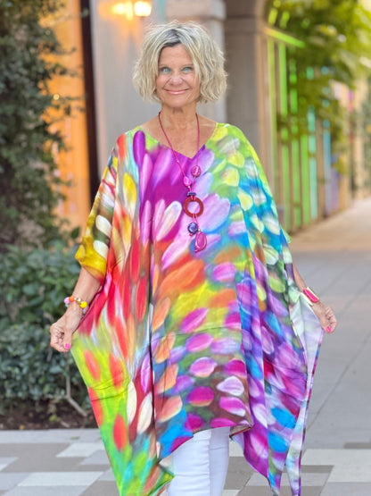Painted Ovals Modal Kaftan