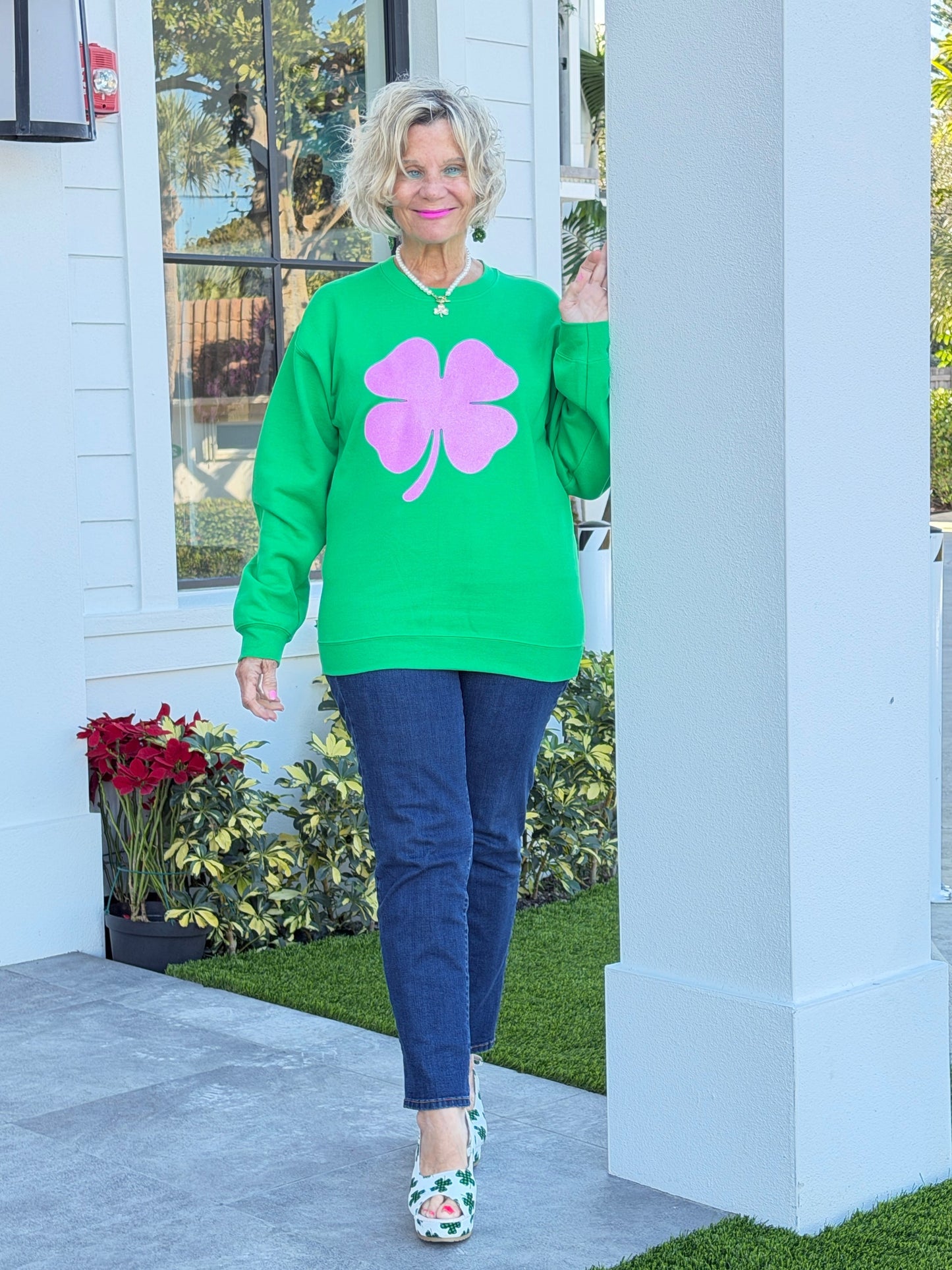 Shamrock Toggle Necklace