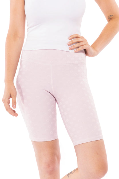 Polka Dot Women's Stretchy Bike Shorts