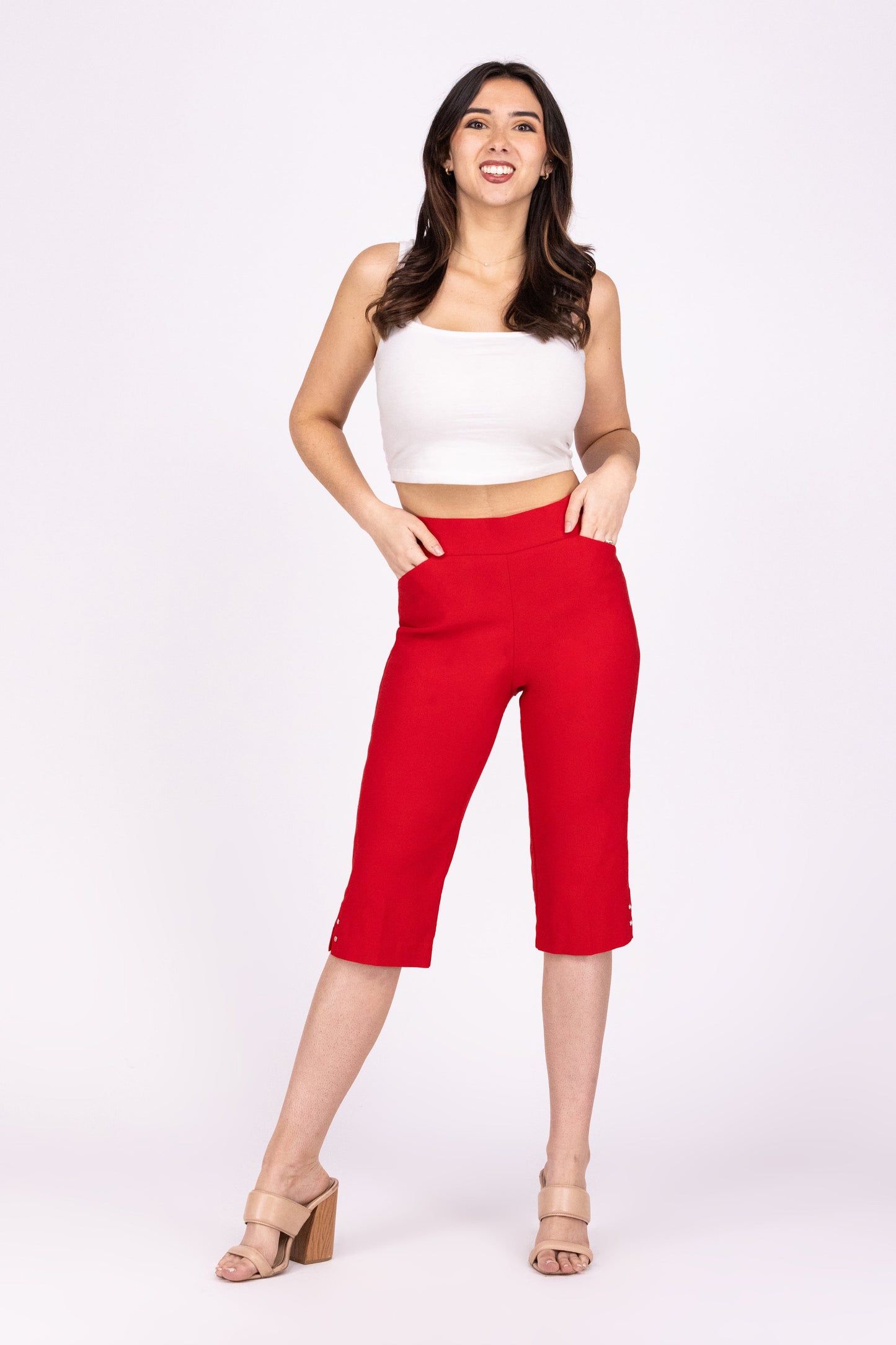 Work Some, Play Some Women's Mid-rise Capris