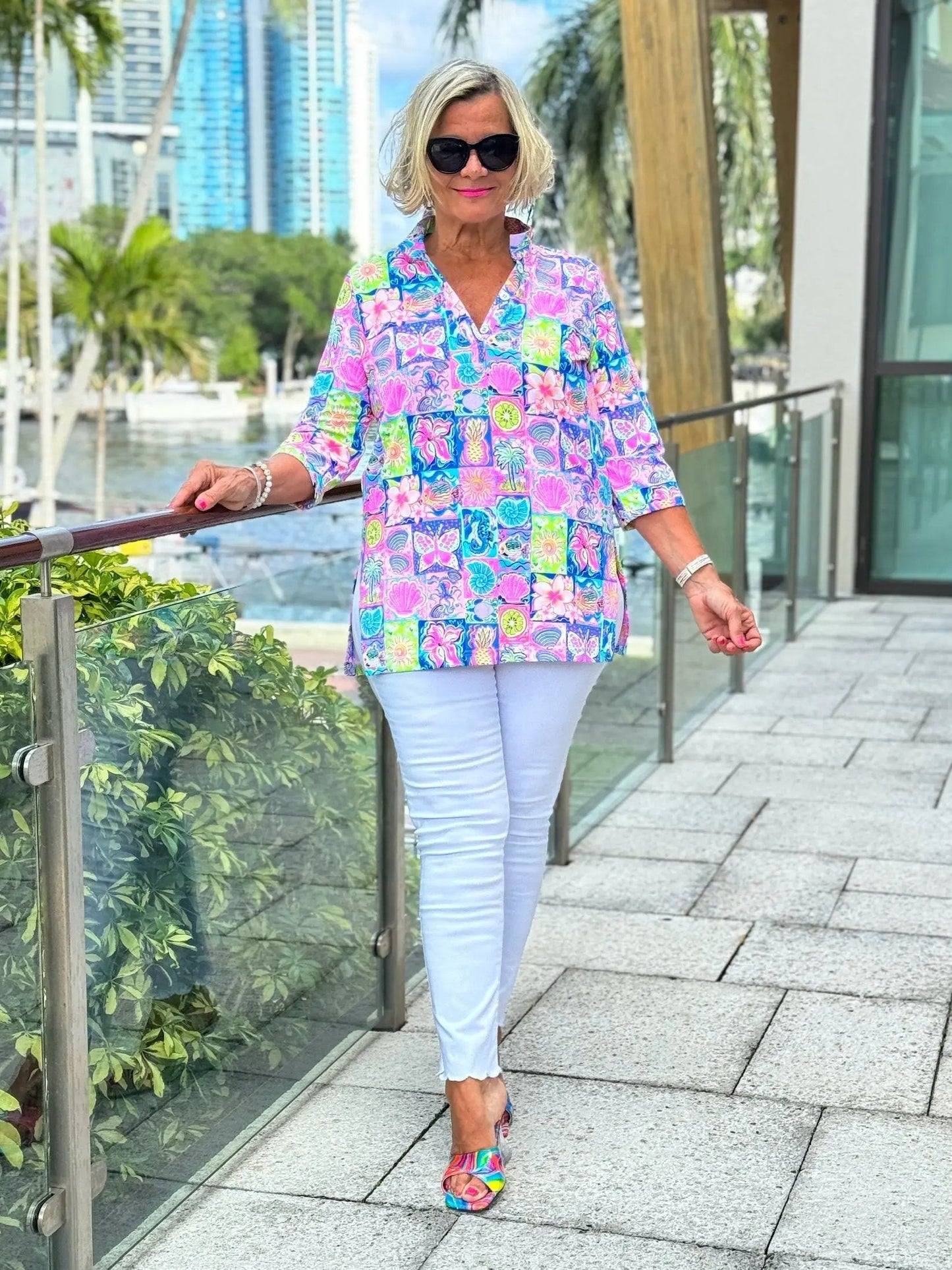 SANDY BEACH COLOR TUNIC