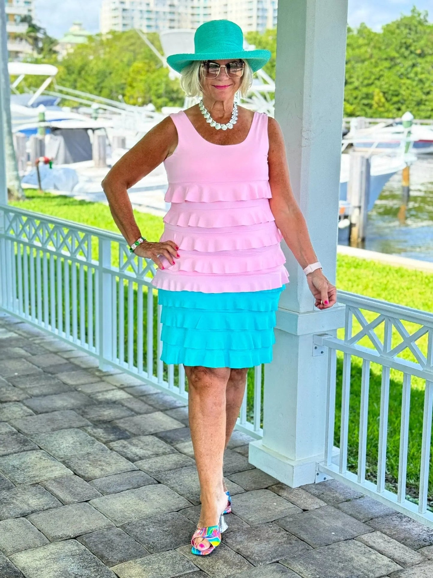 SEAFOAM CHA CHA SKORT