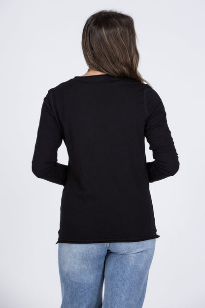 She's The Best Women's V-Neckline Long Sleeve Top