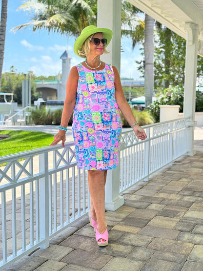 SANDY BEACH COLOR SHIFT DRESS