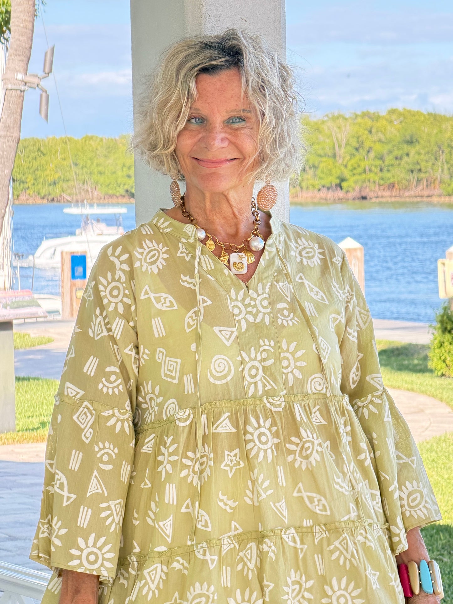 SOUTHERN CHARM COTTON DRESS