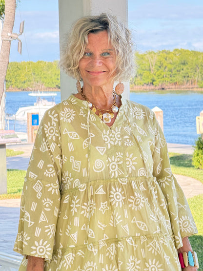 SOUTHERN CHARM COTTON DRESS