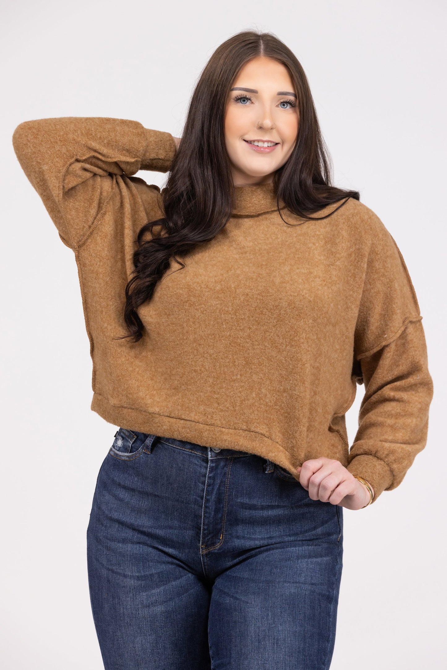 Break The Rules Women's Decorative Back Patch Sweater